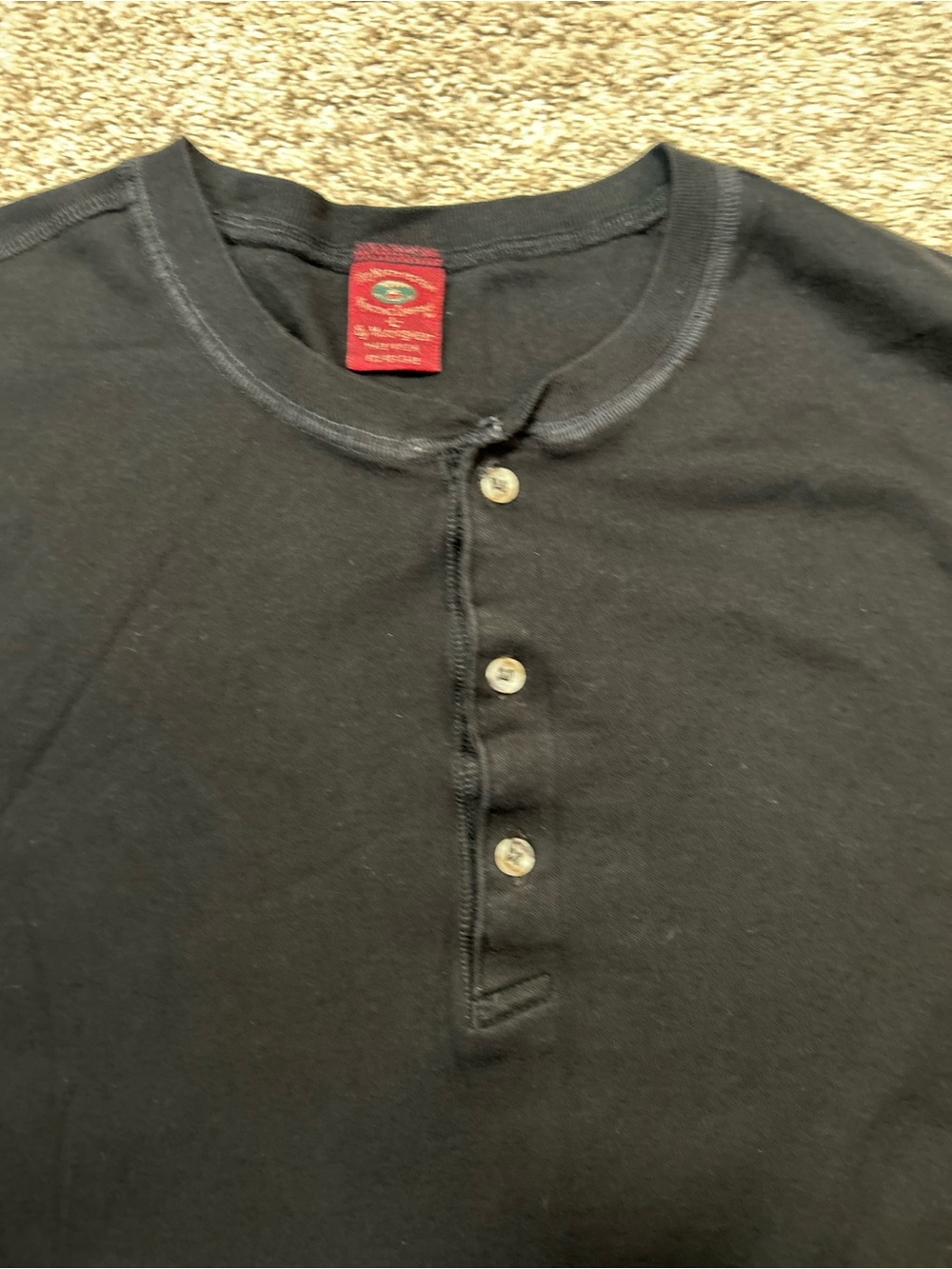 VTG 80s Munsingwear Northwestern Knitting Co Henley Men’s L USA Made